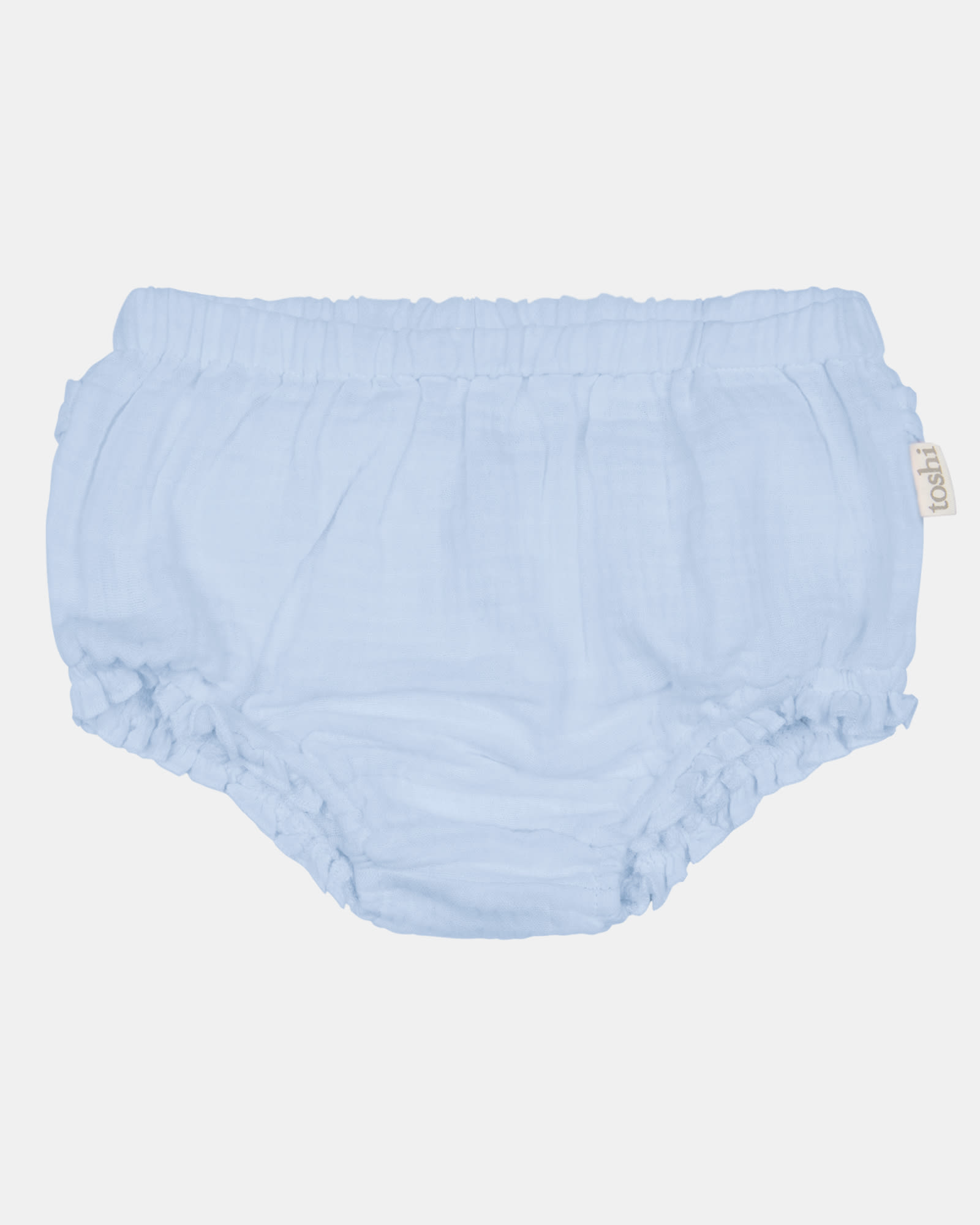 Baby Bloomers | Blue Solid | 100% Organic Cotton | Toshi